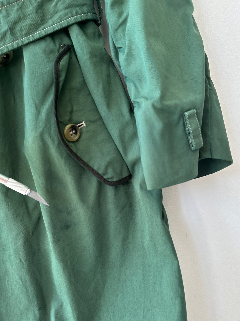 MIU MIU - early 2000s DOUBLE BREASTED TRENCH COAT