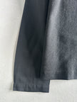 COMME DES GARÇONS - A/W 2002 WOOL JACKET WITH FLORAL ATTACHMENT AT COLLAR