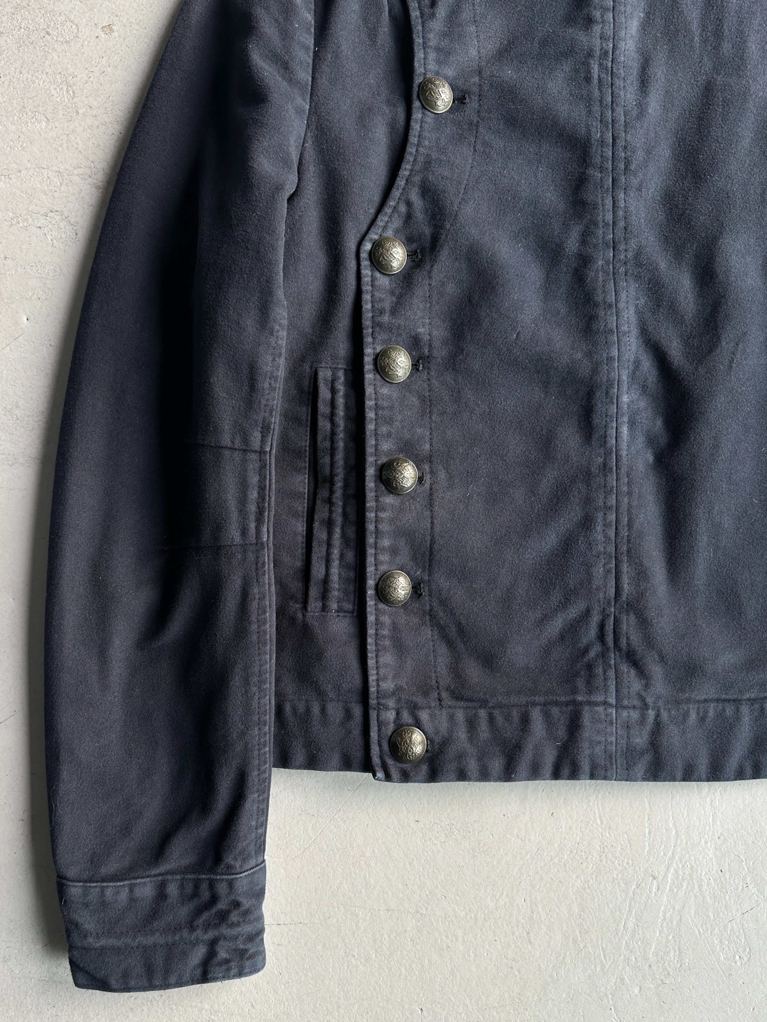 CHRISTIAN LACROIX - early 2000s CROP FIT MILITARY JACKET