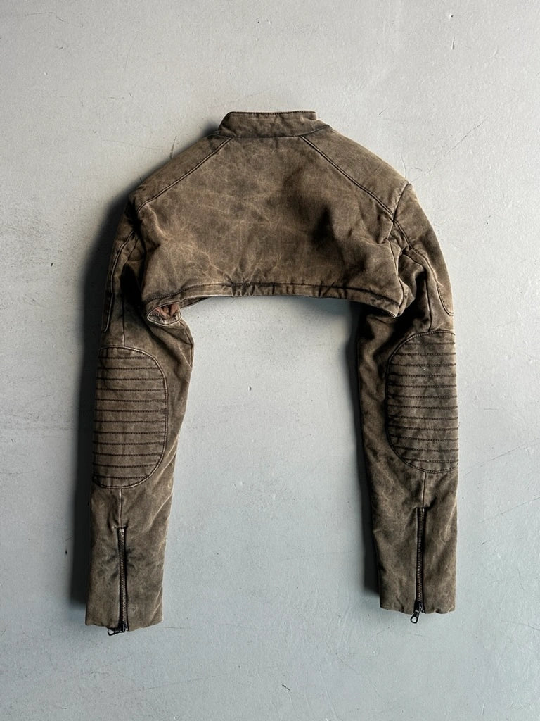 ITALIAN LABEL early 2000s CONVERTIBLE CORSET STYLE JACKET