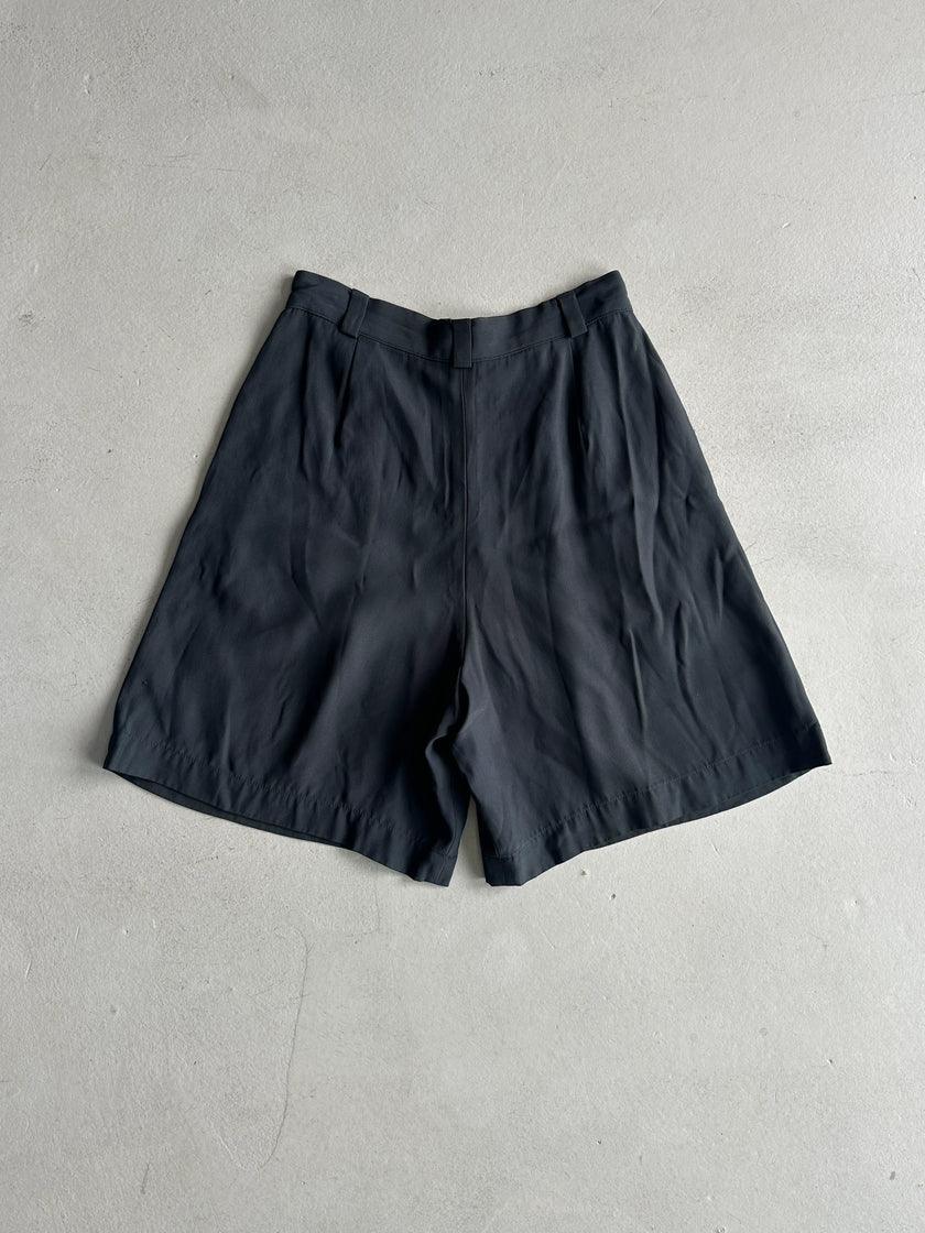 MANI BY GIORGIO ARMANI - 1980s FRONT PLEATS HIGH WAIST SHORTS