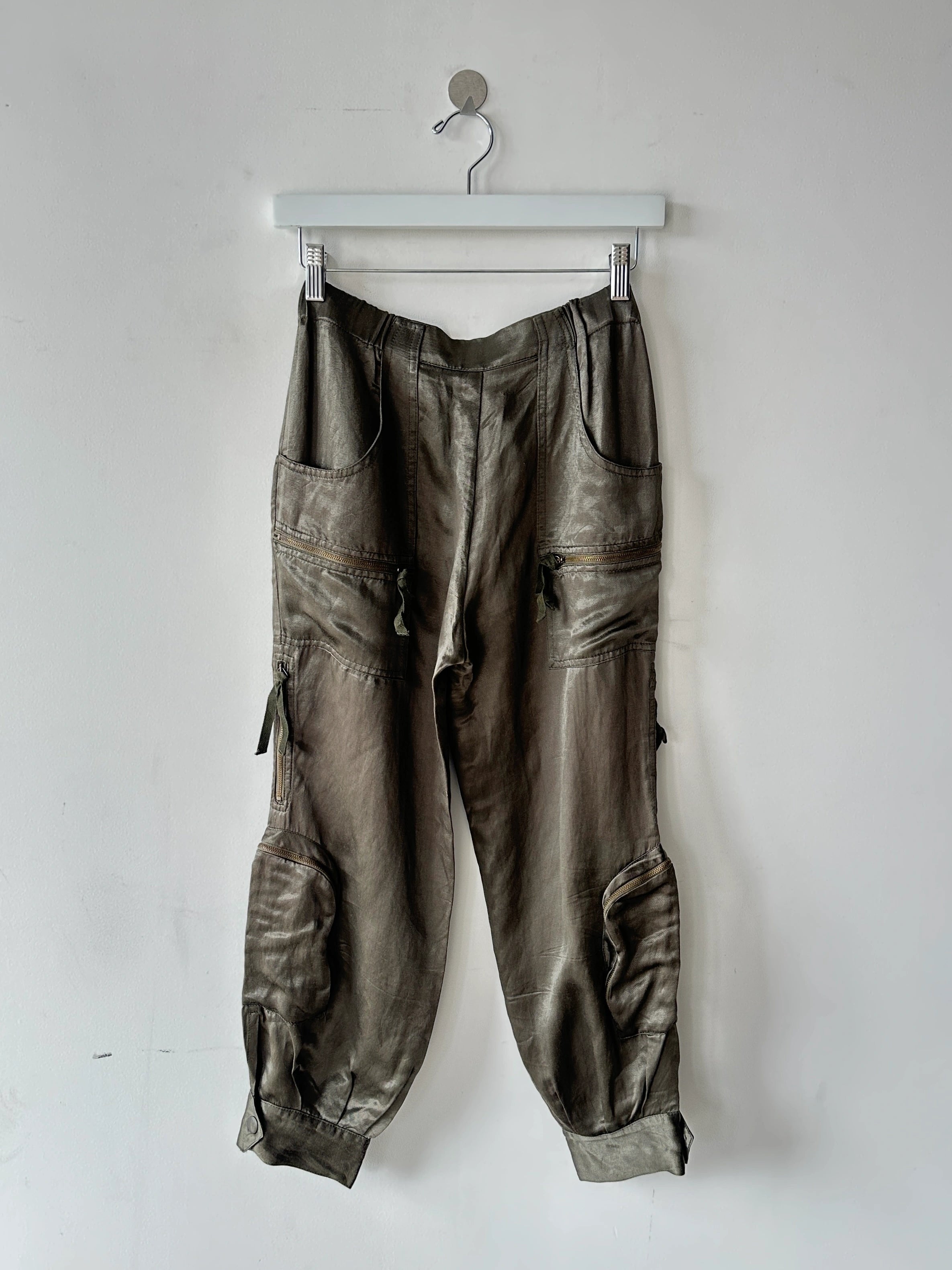 ICEBERG - early 2000s CROPPED CARGO TROUSERS