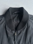 MARNI - early 2000s COATED COAT WITH KNIT COLLAR AND CUFFS