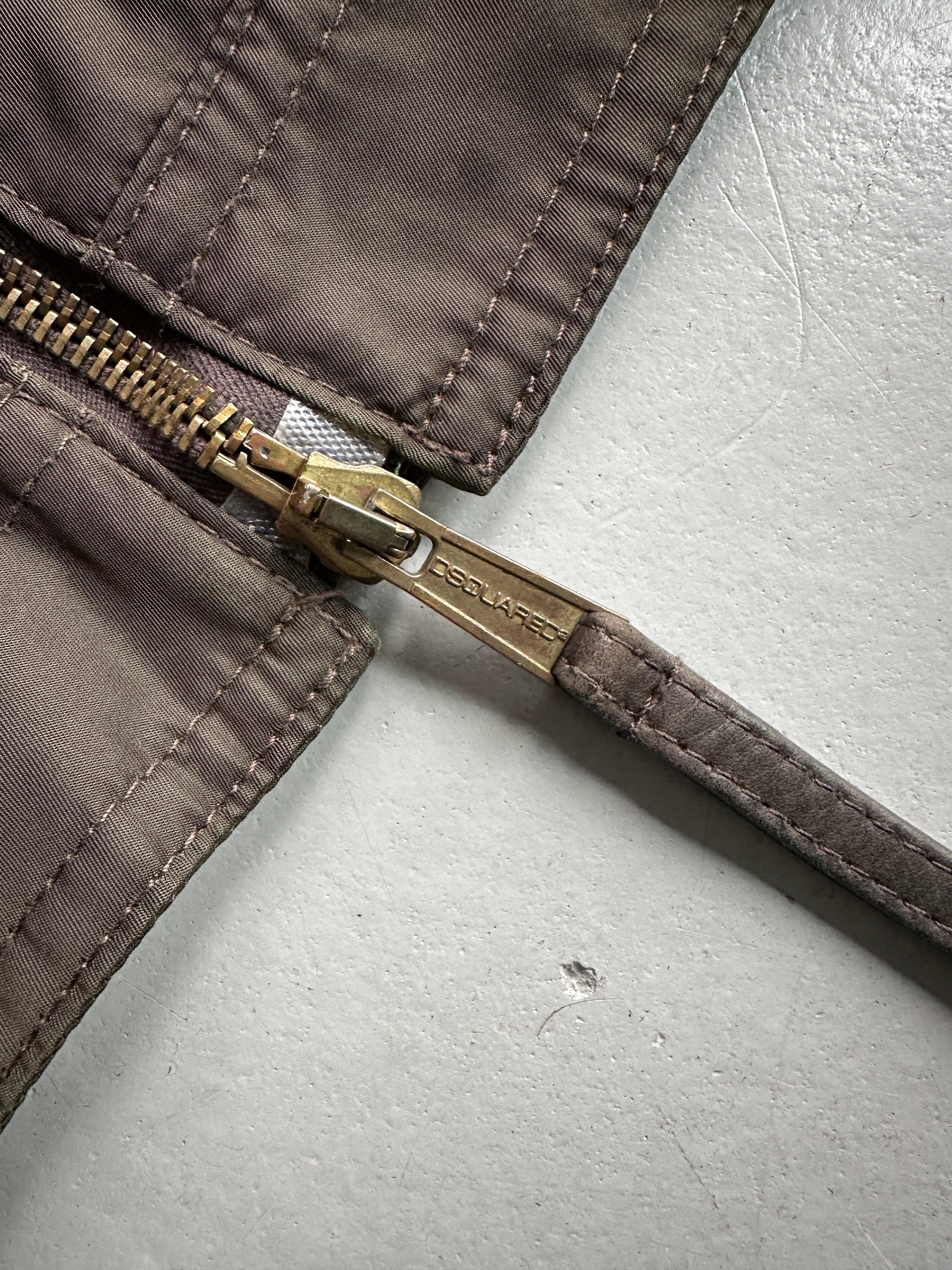 DSQUARED2 - F/W 2005 CARGO JACKET WITH LEATHER AND KNIT DETAILS