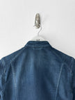 TAVERNITI - early 2000s DENIM BIKER JACKET