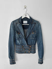 ICEBERG  - S/S 2006 DOUBLE BREASTED WAIST DENIM JACKET