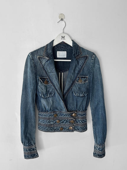 ICEBERG  - S/S 2006 DOUBLE BREASTED WAIST DENIM JACKET
