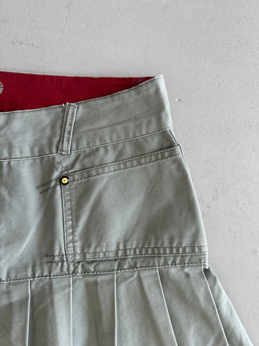 2000s PLEATED CARGO MINI SKIRT