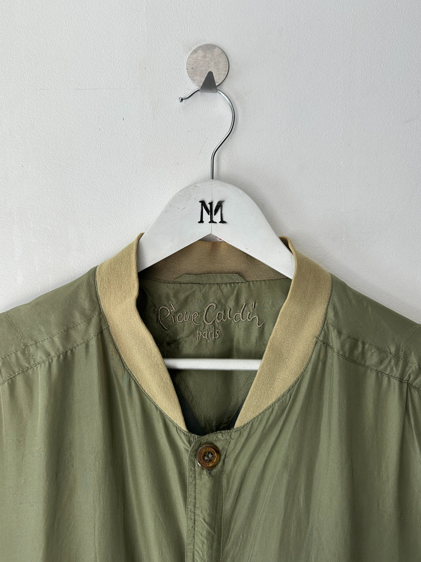 PIERRE CARDIN - 1990s SILK BOMBER JACKET
