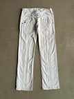 MICHIKO KOSHINO - 2000s HIGH WAIST STITCHED FRONT TROUSERS