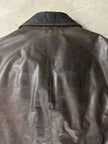 ARMANI JEANS - 1990s LEATHER JACKET