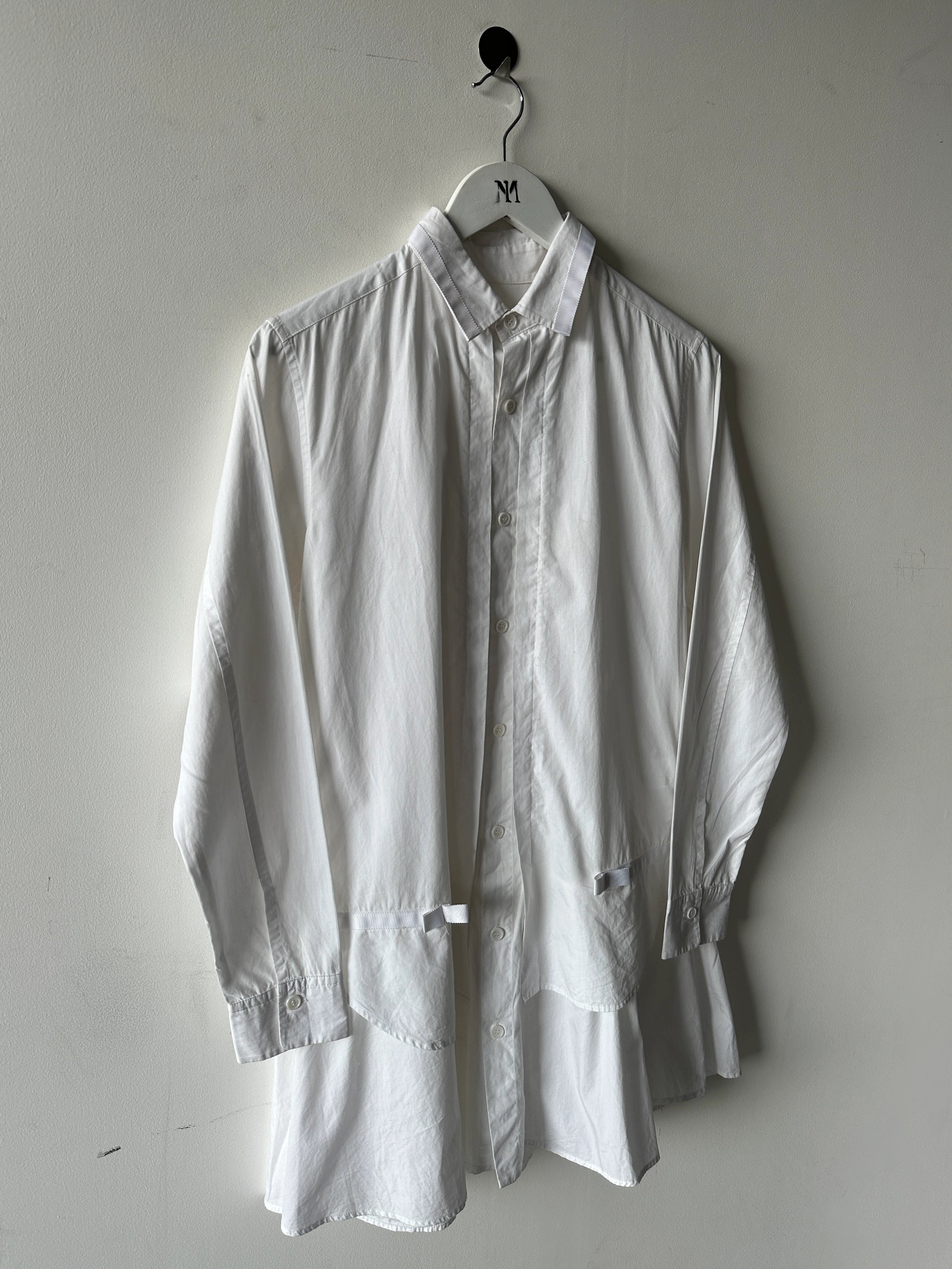YOHJI YAMAMOTO Y's - 2000s LONG SHIRT DRESS