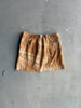 1970s DISTRESSED SUEDE MINI SKIRT