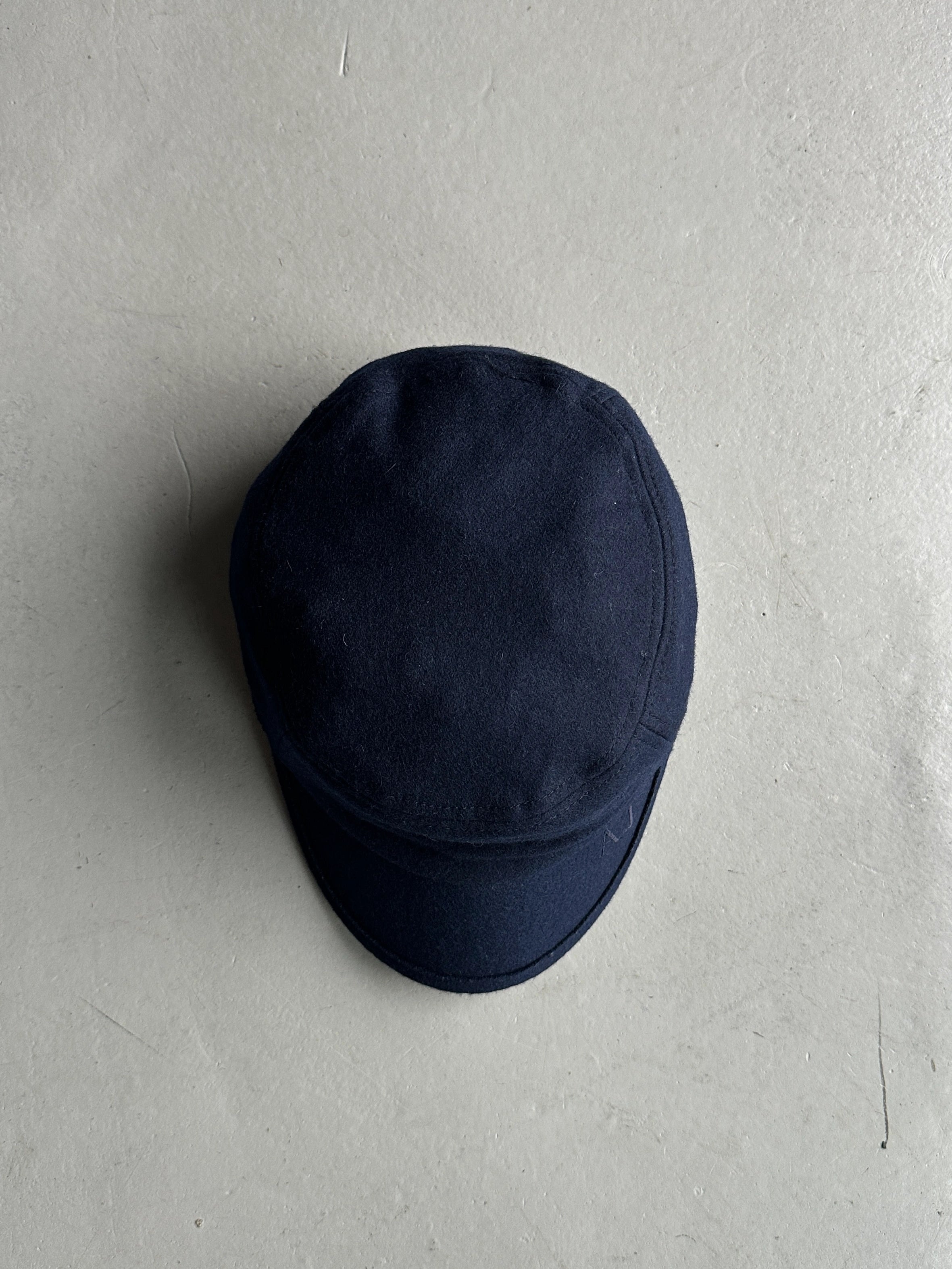 ARMANI JEANS - early 2000s WOOL FIELD CAP