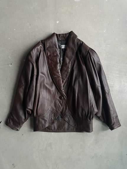 1980s BATWING LEATHER JACKET