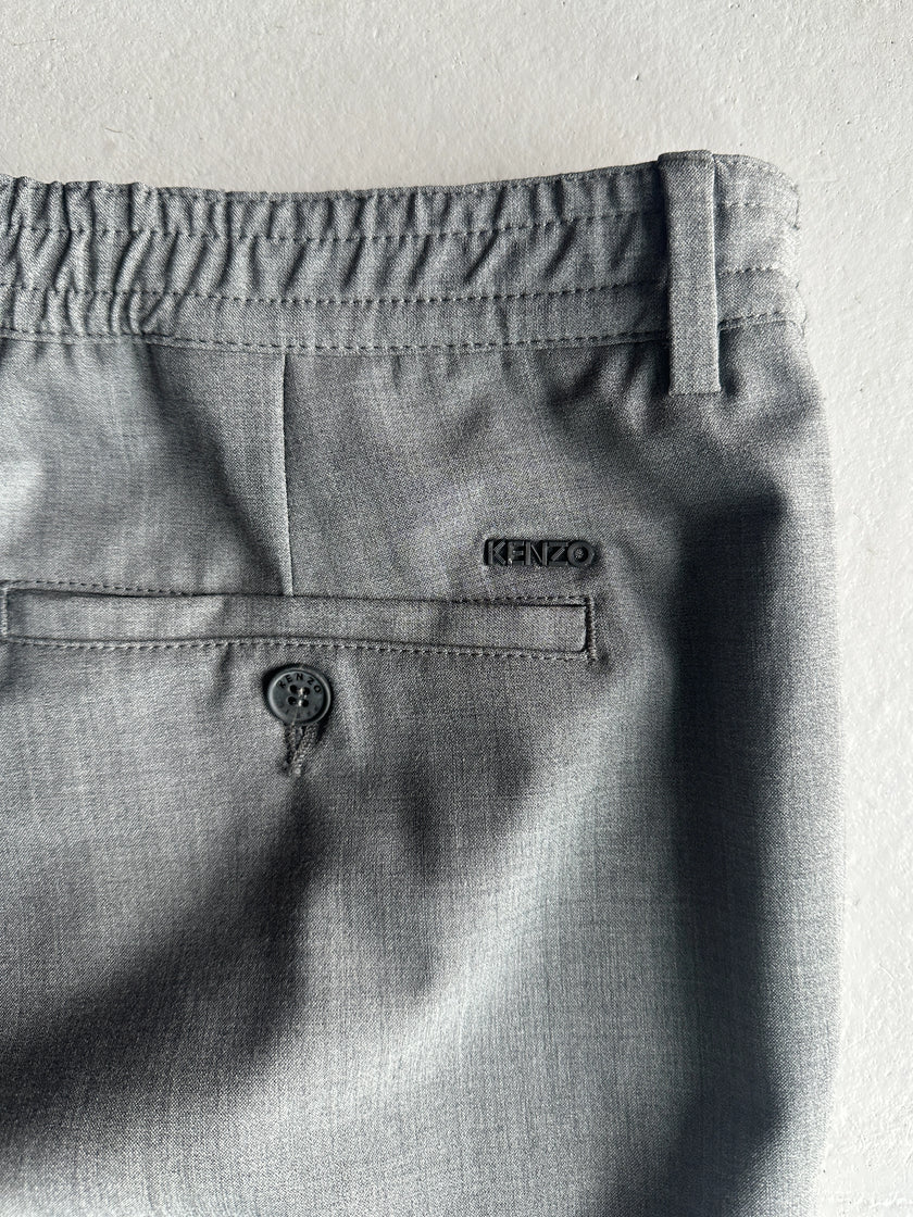 KENZO - 2000s TAILORED TROUSERS WITH ELASTICATED ANKLES