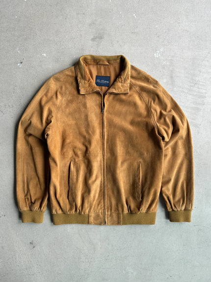 1990s SUEDE BOMBER JACKET