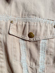 JEAN PAUL GAULTIER - 1990s BOXY FIT DENIM JACKET WITH STITCHING DETAILS