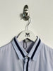 DIOR - late 2010s LONG SLEEVE SHIRT WITH CONTRAST STRIPE DETAILING AT FRONT AND COLLAR