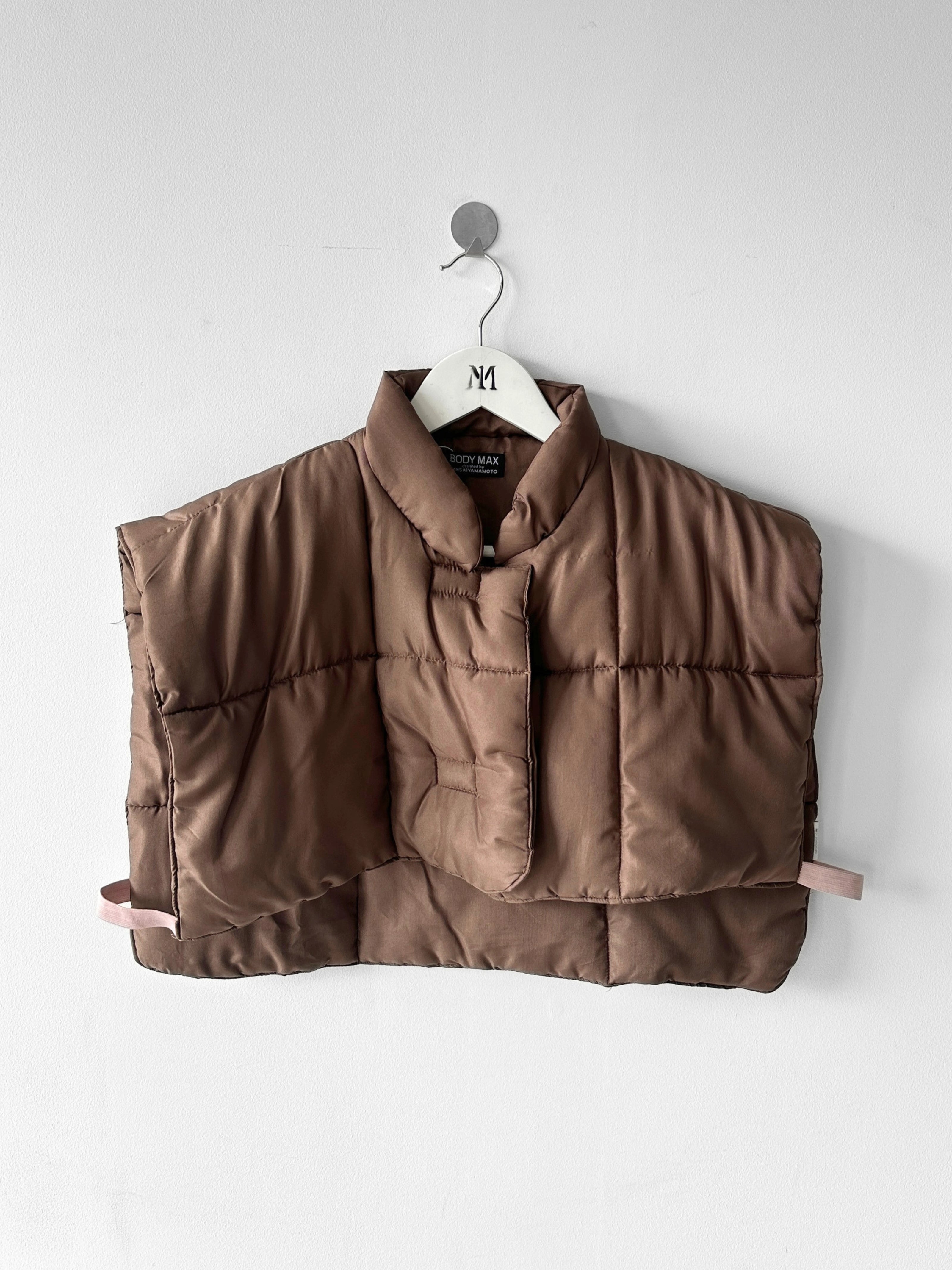 KANSAI YAMAMOTO - late 1990s CROP FIT QUILTED VEST
