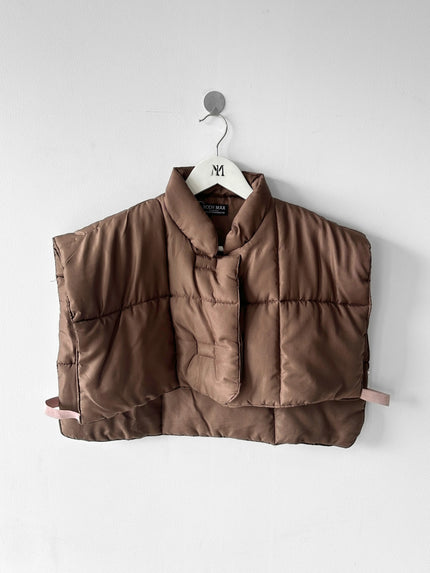 KANSAI YAMAMOTO - late 1990s CROP FIT QUILTED VEST