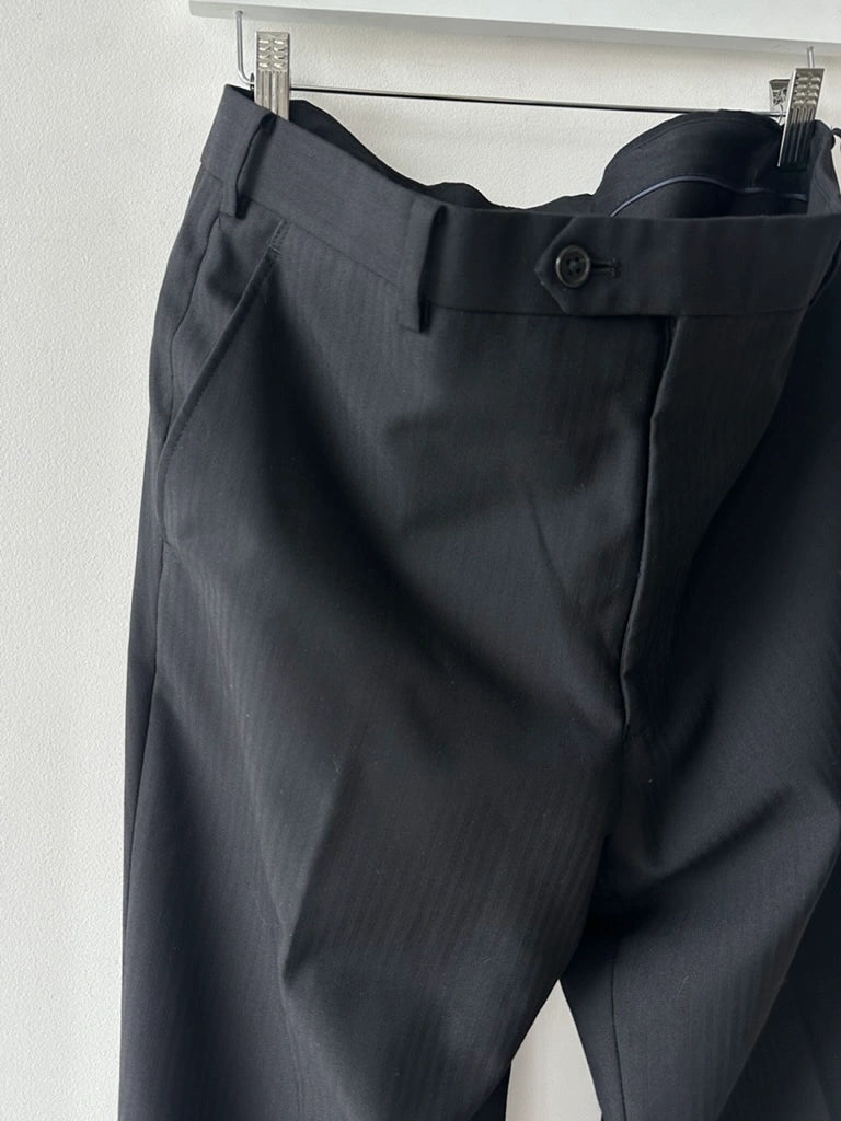 1990s PINSTRIPED TAILORED TROUSERS