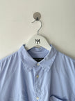 COMME DES GARÇONS - 2000s LONG SLEEVE SHIRT WITH TONAL EMBROIDERED DETAILS AT FRONT