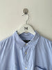COMME DES GARÇONS - 2000s LONG SLEEVE SHIRT WITH TONAL EMBROIDERED DETAILS AT FRONT