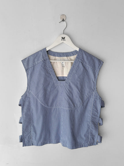 COMME DES GARÇONS - S/S 2024 CROP FIT STRIPED VEST