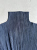 ISSEY MIYAKE PLEATS PLEASE - F/W 2004 HIGH NECK PLEATED LONG SLEEVE TOP