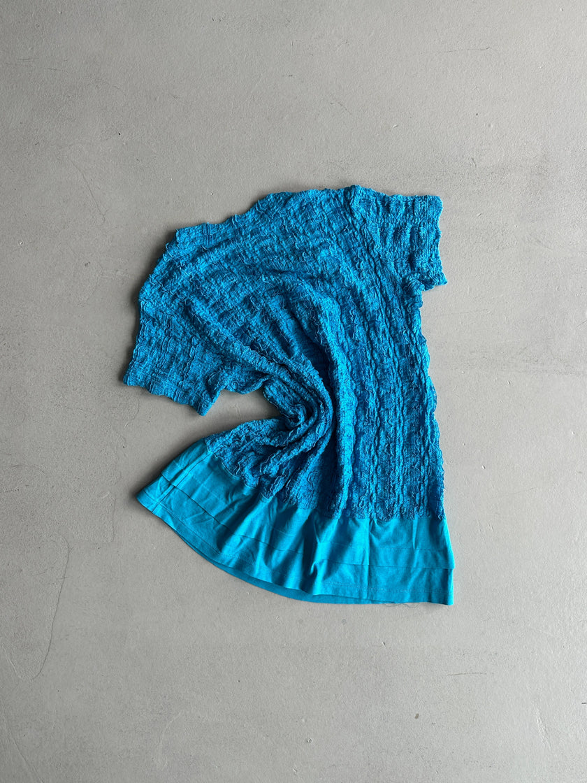 ISSEY MIYAKE HaaT - S/S 2001 LAYERED RUCHED T-SHIRT