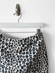 VERSUS BY GIANNI VERSACE - F/W 1994 LEOPARD PRINT FAUX FUR MINI SKIRT