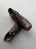 KENZO - 1990s SQUARE TOE LEATHER TRAINERS