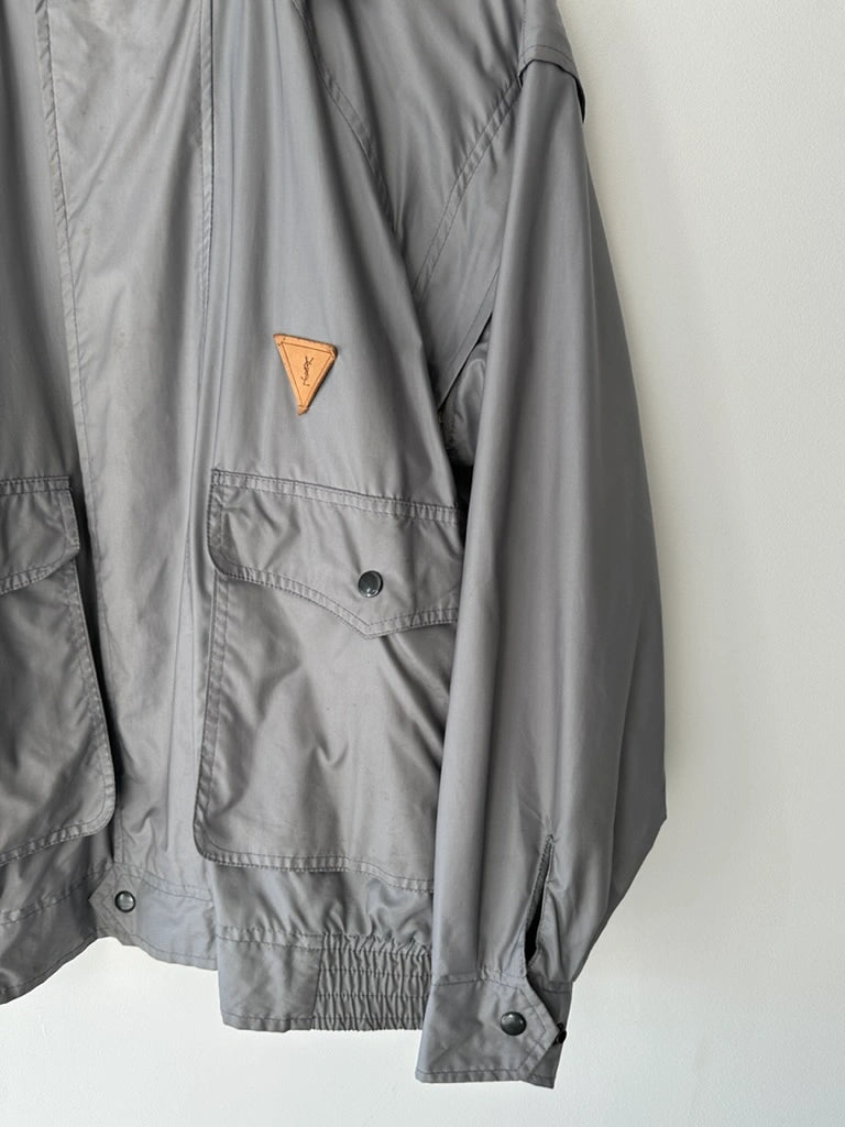 YVES SAINT LAURENT - 1990s 2 IN 1 BOMBER JACKET GILET