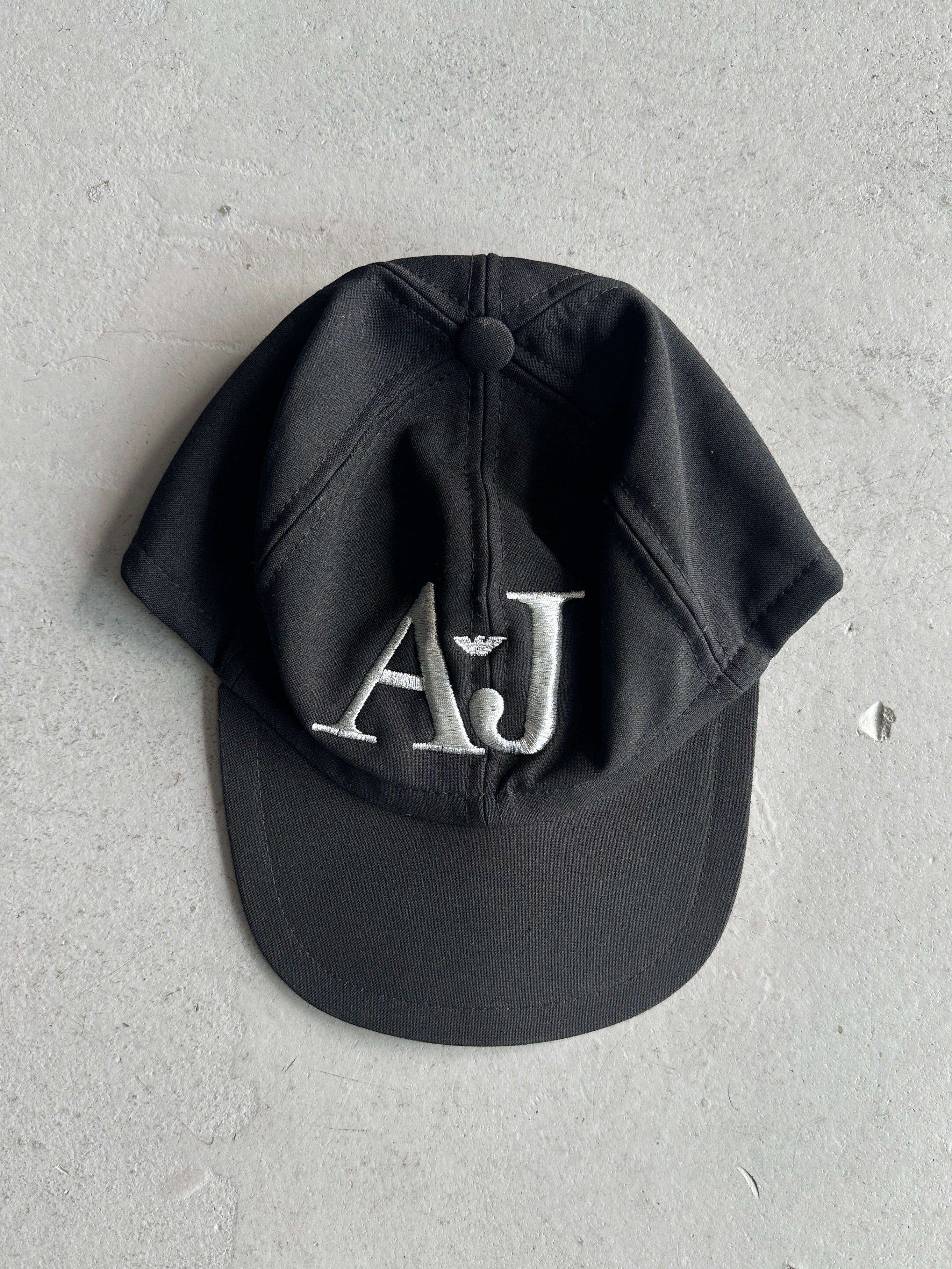 ARMANI JEANS - F/W 1997 EMBROIDERED LOGO FRONT CAP