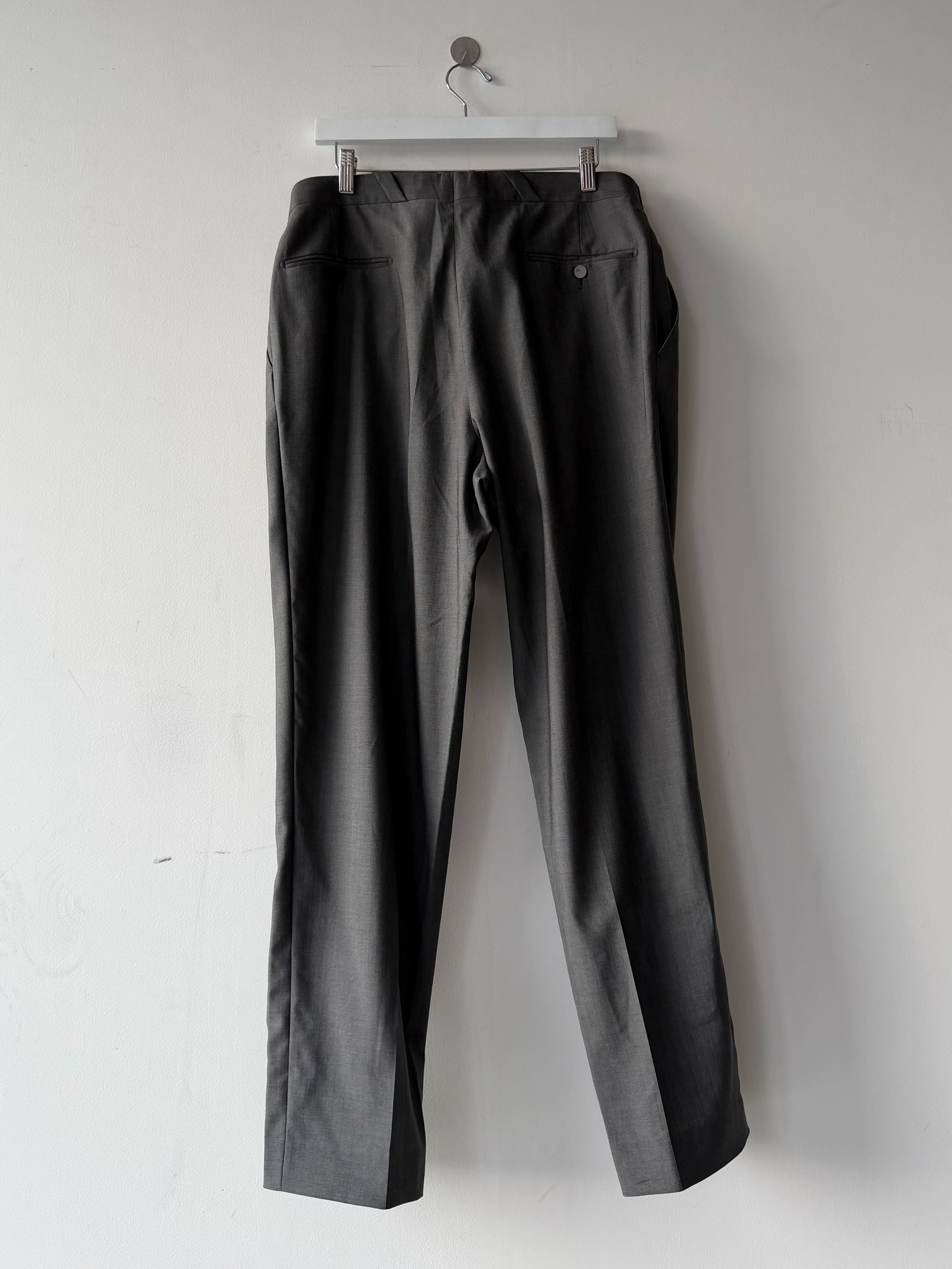 THIERRY MUGLER - 1990s STRAIGHT FIT TAILORED TROUSERS