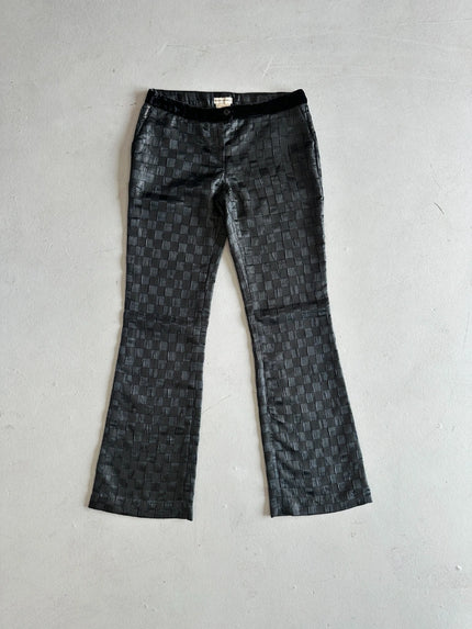 EMPORIO  ARMANI F/W 2004 LOW WAIST SATIN TROUSERS