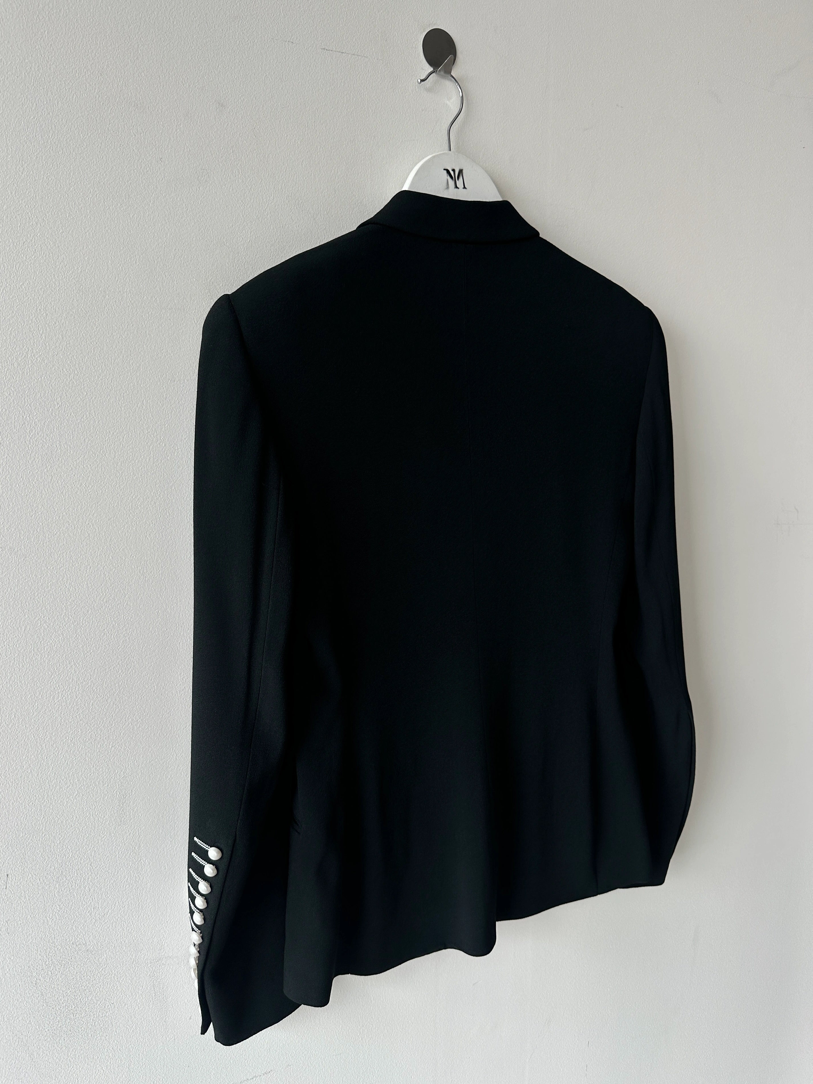 GAETANO NAVARRA - 1990s TAILORED BLAZER WITH PEARL BUTTONS