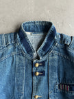 1980s MILITARY DENIM BOMBER JACKET