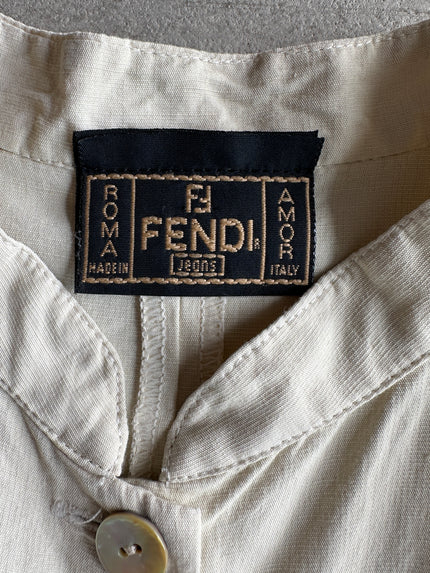 FENDI- 1980s SHIRT DRESS