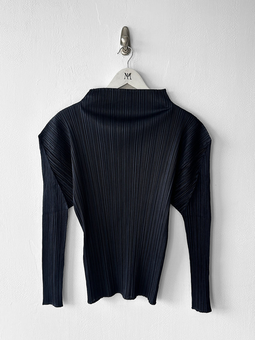 ISSEY MIYAKE PLEATS PLEASE - F/W 2000 PLEATED LONG SLEEVE TOP