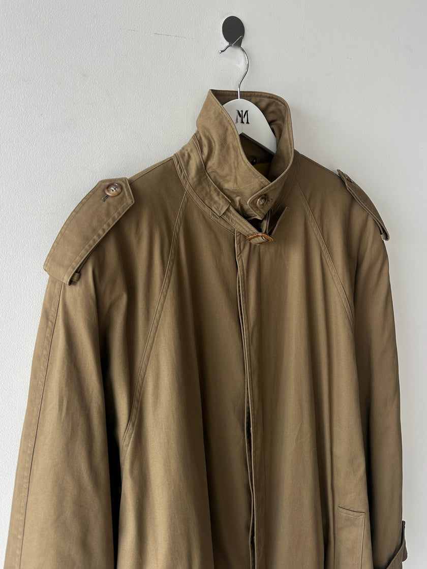 ITALIAN LABEL 1990s BELTED TRENCH COAT