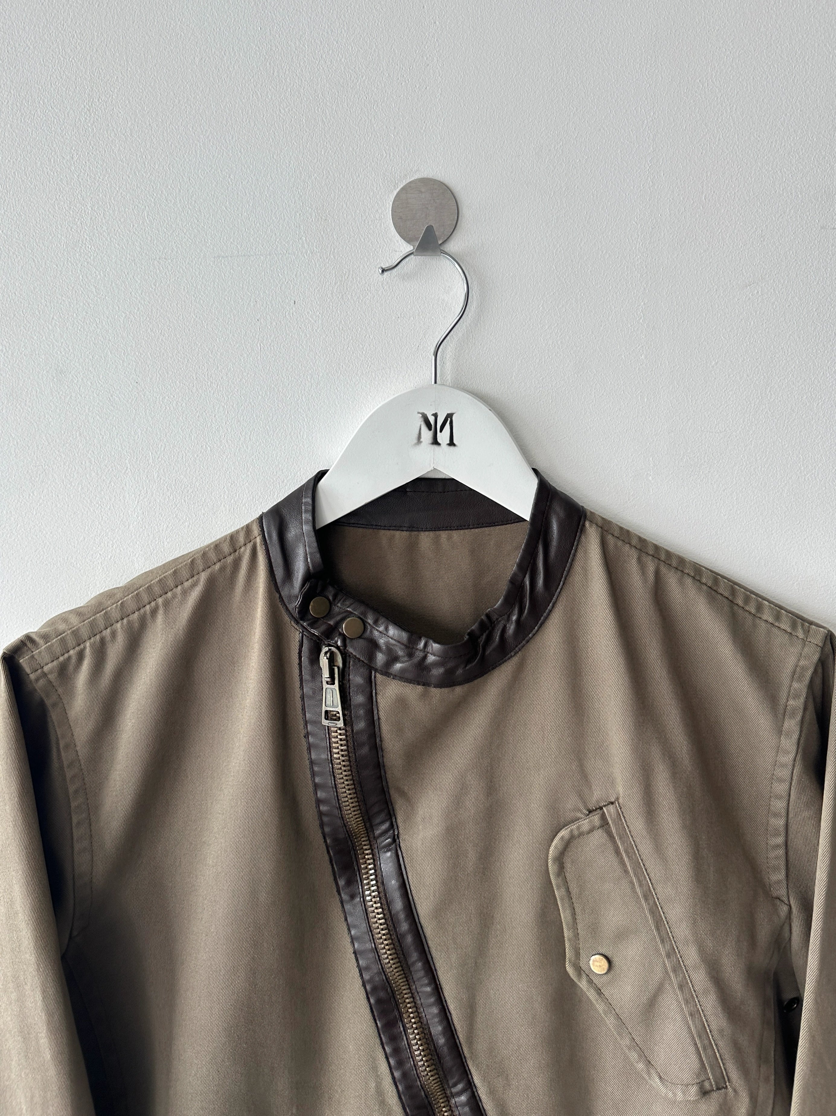 DSQUARED2 - S/S 2002 ASYMMETRIC ZIP JACKET WITH DRAWSTRING HEM