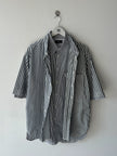 YOHJI YAMAMOTO Y'S - late 2000s DOUBLE LAYER SHORT SLEEVE SHIRT
