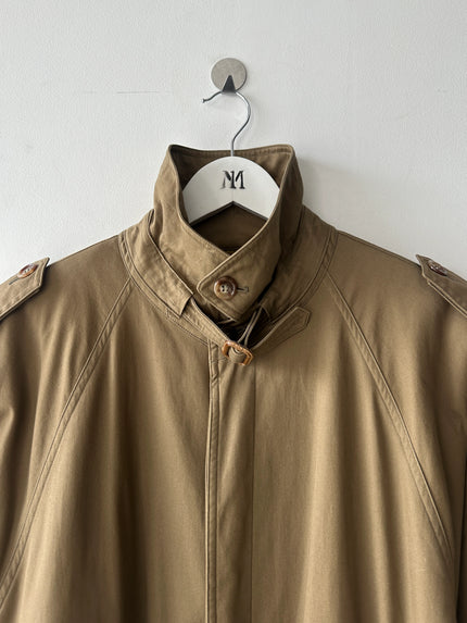 ITALIAN LABEL 1990s BELTED TRENCH COAT