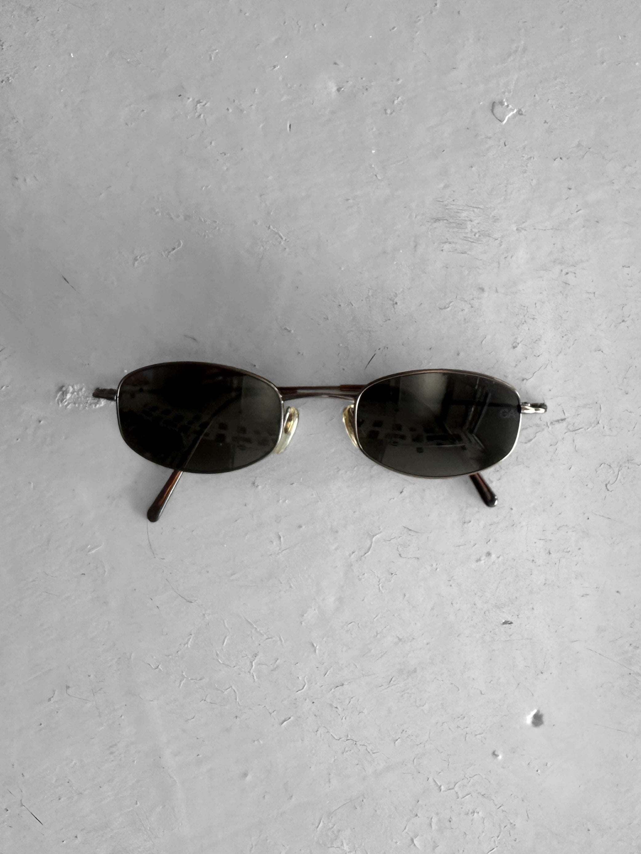 GIORGIO ARMANI -  1990s RIMLESS OVAL SUNGLASSES