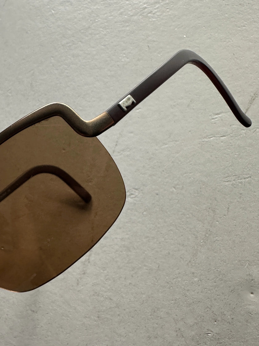 MAX MARA - 2000s SHIELD SUNGLASSES