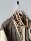 DIESEL - 1980s BOMBER JACKET WITH LAYERED SUEDE PANEL FRONT