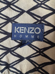 KENZO - 1990s DIAMOND PATTERN LONG SLEEVE SHIRT