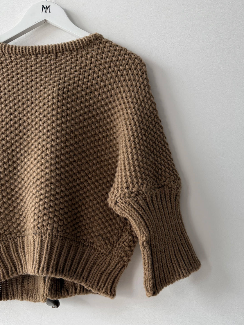 DSQUARED2 - F/W 2010 CHUNKY KNIT BOXY FIT CARDIGAN WITH TOGGLE CLOSURES